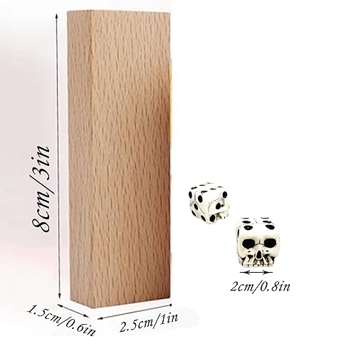 54*Questions Tumbling Tower Game & 2*Skull Dice - Family Party Game, Ice Breaker Tumbling Tower Game with Questions, Stacking Balance Puzzle Toys, Board Game, Stacking Brick Blocks For Adults.