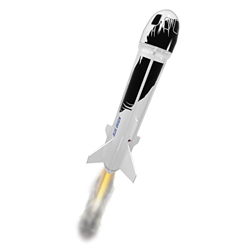 7315 Blue Origin New Shepard Rocket Builder Kit | Nivel Intermedio | Vuela hasta 700 pies.