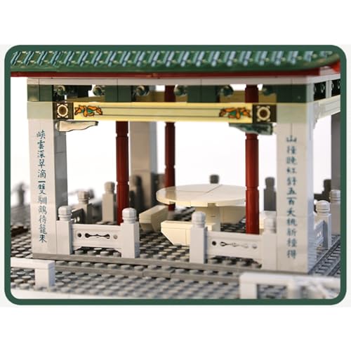 987PCS mini bloques de construcción Aiwan Pavilion Changsha, Hunan, China modelos de arquitectura Mini modelo de arquitectura conjuntos de bloques modelo coleccionable adultos