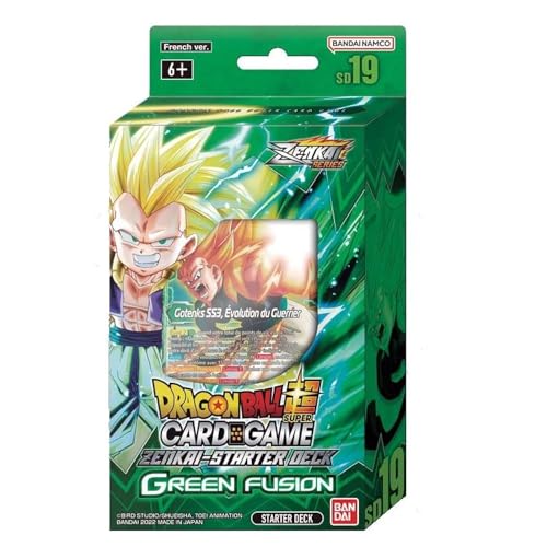 Abysse Corp Deck de arranque Dragon Ball Super Card Game SD19 – Green Fusion – Versión francesa JCCDBS128