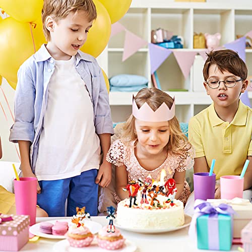 Adornos para Tartas, Minifiguras Juguetes Cake Topper, Mini Figuras Tarta Decoración, Cupcake Toppers para Fiesta de Cumpleaños Pastel de Infantiles Niño.