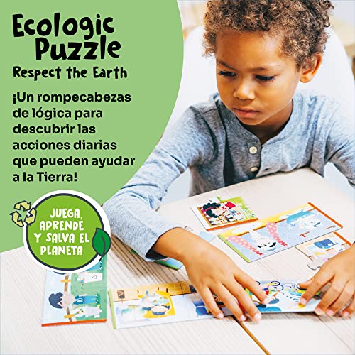 Adventerra Games Ecologic Puzzle Respeta la Tierra | Juegos para niños 2 años Bimbo Educativo, Juegos niña niño 3 años, Juegos educativos Montessori, Juegos ecológicos, Juego de Rompecabezas