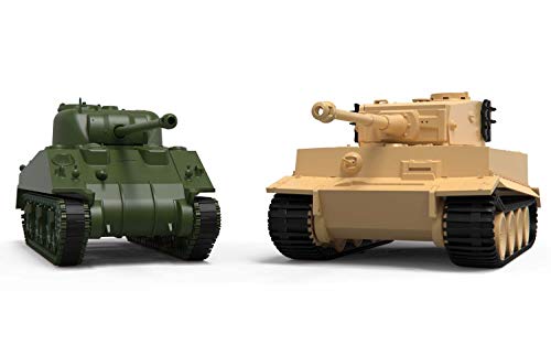 Airfix Classic Conflict Tiger 1 vs Sherman Firefly, Multicolor (Hornby Hobbies A50186)