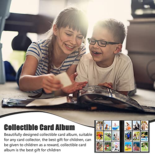 Álbum de Cartas Coleccionables, CJBIN 2 Álbum Colección Tarjetas, 360 Impermeable Álbum Bolsillos para Cartas Coleccionables, Álbum Titular de Tarjetas para Tarjetas Pokémon