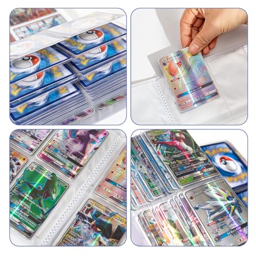 Álbum para carpetas de tarjetas, 30 páginas, capacidad para 240 tarjetas, álbum de tarjetas (1)
