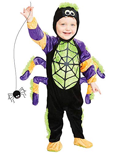 amscan 9907416 - Disfraz infantil de araña para niños de 4 a 5 años