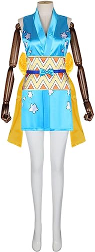 Anime el rey de los ladrones de mar Nico Naomi personaje juega con trajes de peluca personaje juega con uniformes, capas y uniformes conjunto completo de trajes de fiesta de Halloween (Disfraz,L)