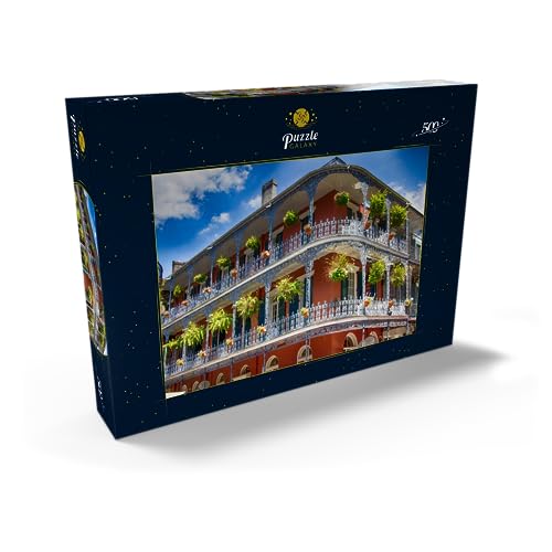 Antiguo Edificio En El Barrio Francés, Nueva Orleans - Premium 500 Piezas Puzzles - Colección Especial MyPuzzle de Puzzle Galaxy
