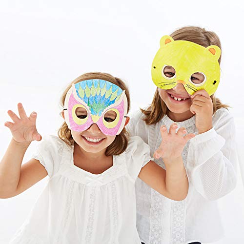 APLI Kids 13684 - Máscaras de cartón animales, 6 uds