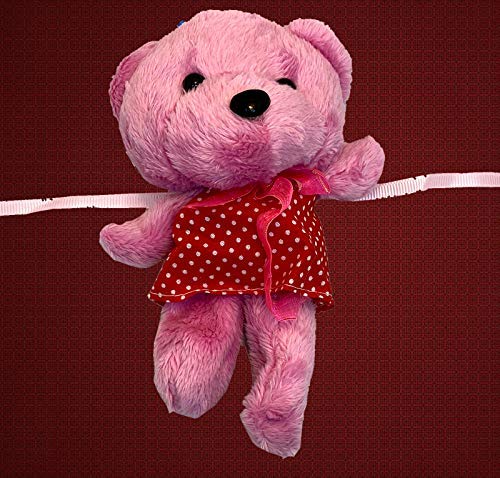 Aport Presents Color Surtido Kids Soft Teddy Toy Feather Designer Suave Raksha Bandhan Regalo Moli Pulsera O Niños Niños con Roli Tilak Pack #Aport-3145