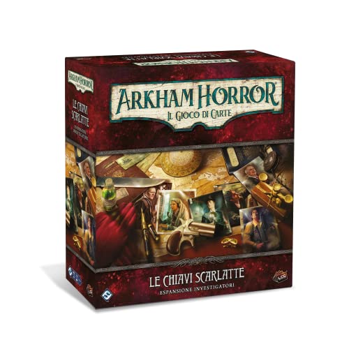 Arkham Horror LCG - Revisado: Las Claves Escarlata - Investigadores Juego de Mesa ITALIANO