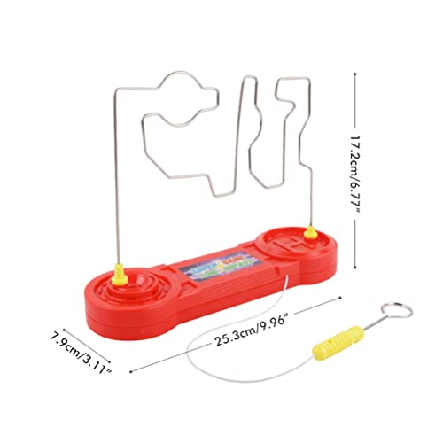 ARTOCT Descarga eléctrica Touch Maze Collision Juego de Descarga eléctrica Juguete Alambre Habilidad Laberinto Ciencia Experimento Juguetes para niños Adultos