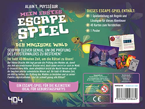 Asmodee-Mi Primer Juego, Color, Multicolor, 1. Mein erstes Escape-Spiel (404 Editions OBOD0003)