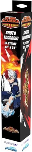 Asmodee North America My Hero Academia Collectible Shoto Todoroki Playmat Wave 2 Crimson Rampage Juego de cartas