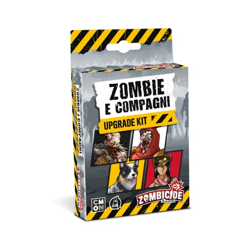 Asmodee - Zombicide, Segunda Edición: Zombie Y Compañeros, Kit de Actualización, Expansión Juego De Mesa, Edición En Italiano, 8488