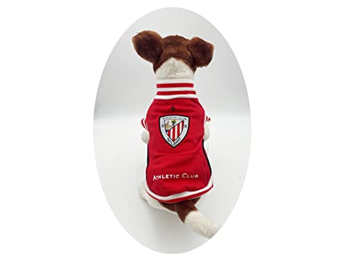 Athletic Club Bilbao - Sudadera para Perro o Gato, 6 Tallas Disponibles, Equipación del Equipo, Talla S, Calidad Alta, Producto Oficial (CyP Brands)