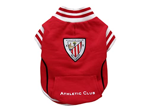 Athletic Club Bilbao - Sudadera para Perro o Gato, 6 Tallas Disponibles, Equipación del Equipo, Talla S, Calidad Alta, Producto Oficial (CyP Brands)