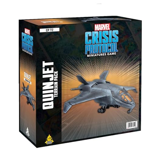 Atomic Mass Games - Marvel Crisis Protocol - Quinjet Terrain Pack - Juego de Miniaturas en Inglés