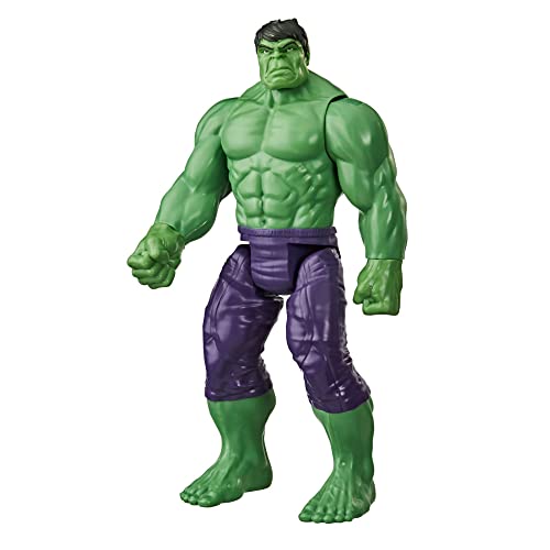 Avengers Figura de acción de Lujo de Thanos de Marvel Titan Hero Series Blast Gear + Figura de acción de Lujo de Hulk de Marvel Titan Hero Series Blast Gear,
