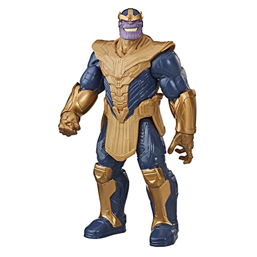 Avengers Figura de acción de Lujo de Thanos de Marvel Titan Hero Series Blast Gear + Figura de acción de Lujo de Hulk de Marvel Titan Hero Series Blast Gear,