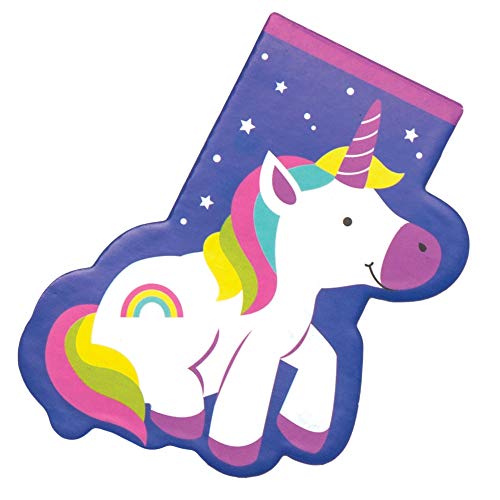 Baker Ross Blocs de Notas Unicornio Arcoíris AT968 (paquete de 12) para bolsos de fiesta y pequeños juguetes para niños, surtidos