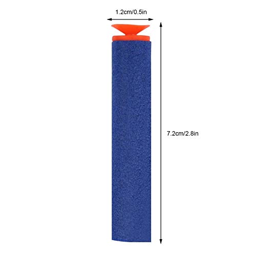 Balas de Recarga Suave 100pcs Dardos de Espuma EVA Suave para Accesorio Reutilizable de Pistola de Juguete(Azul Profundo)