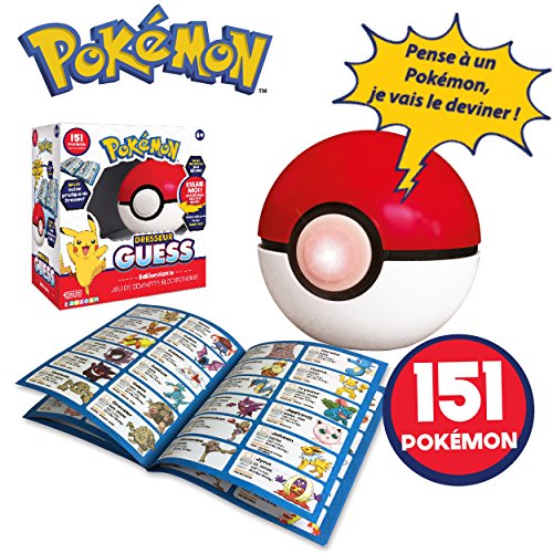 Bandai - Pokémon - Guess Kanto Trainer - Poké Ball - Juego electrónico - Habla francés - 80598
