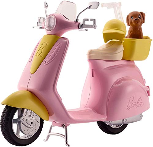 Barbie Accesorios Moto De, Regalo para Niñas Y Niños 3 9 Años (Mattel Frp56) + Bicicleta, Accesorios Muñeca (Mattel Dvx55)