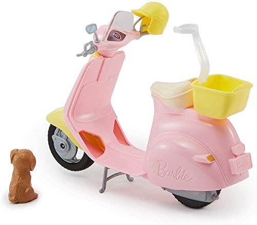 Barbie Accesorios Moto De, Regalo para Niñas Y Niños 3 9 Años (Mattel Frp56) + Bicicleta, Accesorios Muñeca (Mattel Dvx55)