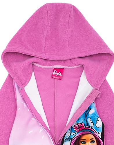 Barbie Girls' Pink Dreamland Onesie | Sumérgete en el Mundo Colorida Ropa de Dormir días juguetones y Noches soñadoras | Diseñada para ofrecer la máxima Comodidad