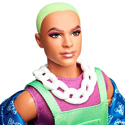 Barbie Ken Muñeco BMR 1959, look pelo verde , regalo para niñas y niños 3-9 años (Mattel GHT96) , color/modelo surtido