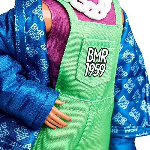 Barbie Ken Muñeco BMR 1959, look pelo verde , regalo para niñas y niños 3-9 años (Mattel GHT96) , color/modelo surtido