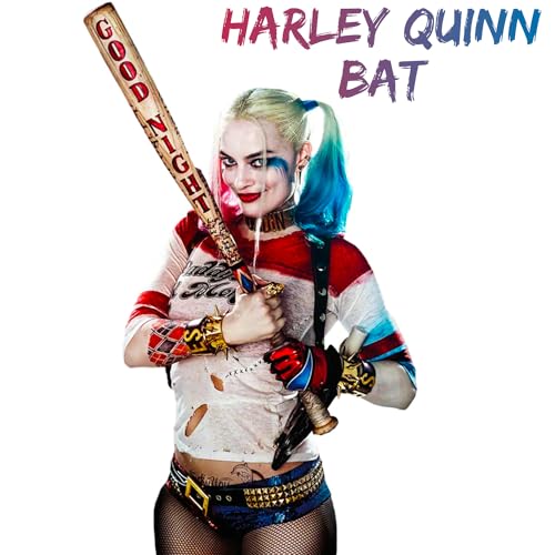 Bate de Béisbol Harley Quinn Cosplay | Ultra Realista | 80cm | DC Suicide Squad & Birds of Prey | Película | Arma | Accesorio | Disfraz | Halloween | OriginalCup®