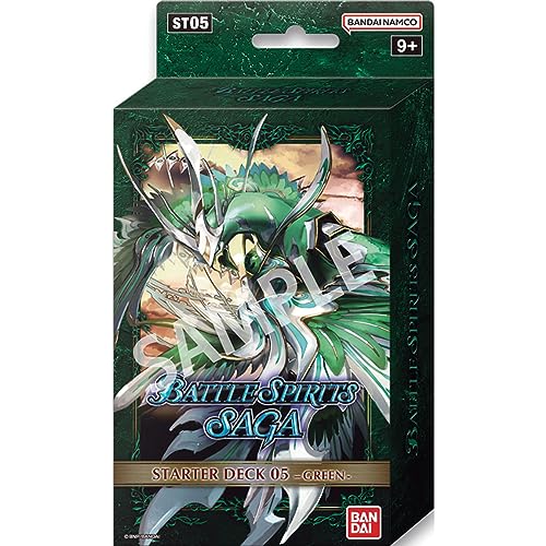 Battle Spirits Saga: Starter Deck [ST05] Verdant Wings | Trading Card Game | Ages 6+ | 2 Players | 20-30 Minutes Playing Time