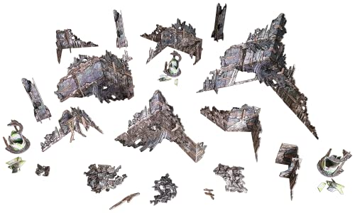 Battle Systems - Terreno Modular de Ciencia ficción para Juegos 3D de Mesa miniaturas y Figuras de 28 mm-35 mm - No Requiere Pintura - Ciencia ficción Aliens 40K Wargame