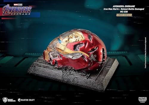 Beast Kingdom Toys Avengers: Endgame - Iron Man Mark50 Helmet Battle Damaged, MC-038