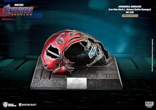 Beast Kingdom Toys Avengers: Endgame - Iron Man Mark50 Helmet Battle Damaged, MC-038
