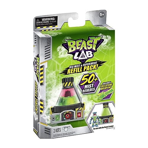 Beast Lab- Bio Mist and Refill Pack Recambio de Niebla de Laboratorio e Ingredientes para experimentos, Medium (Moose Toys 11107)