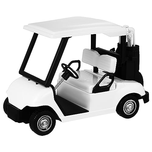 BESPORTBLE Carrito de Golf Juguete Modelo Metal Carrito Golf Juguete Decoración Escritorio Tema Golf Suministros De Fiesta Golf