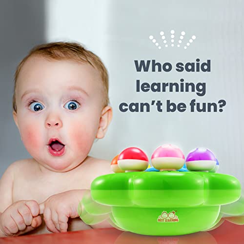 BEST LEARNING jardín de Hongos - Juguetes educativos interactivos para niños pequeños de 1 a 3 años - Colores, números, Juegos y música para los más pequeños (Versión en inglés)