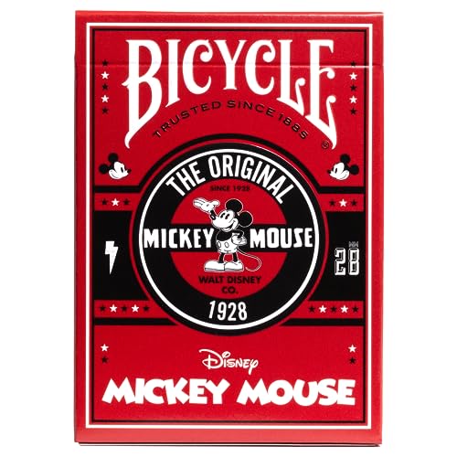 Bicycle - Mickey Classic. Baraja de Cartas Conmemorativa del Personaje de Disney Mickey Mouse
