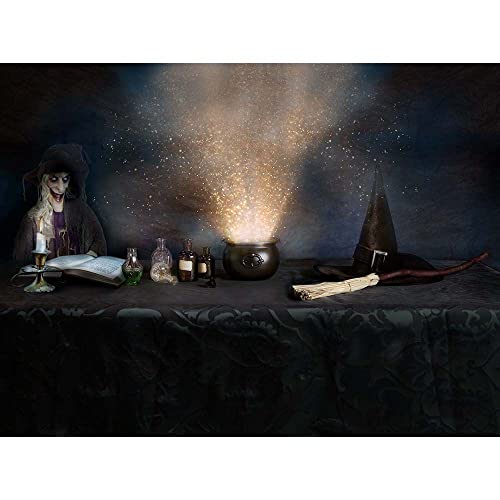 Boland-31250 Rising Witch Decoración con Luces de Sonido y Movimiento, Color marrón, 170 cm (Ciao SRL 31250)