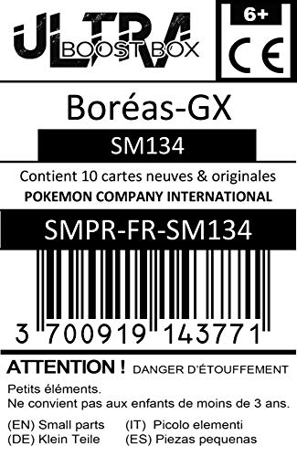 Boréas-GX SM134 - #myboost X Soleil & Lune 7 Tempête Céleste - Coffret de 10 Cartes Pokémon Françaises