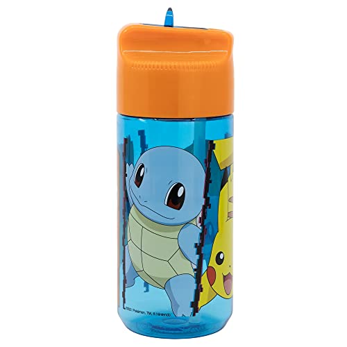 Botella de agua infantil hidro reutilizable de tritan de 430 ml de Pokemon