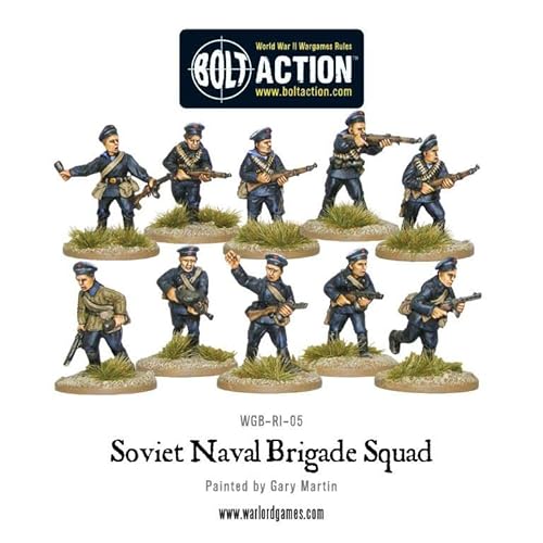 Brigada Naval Soviética, 28mm Bolt Action Wargaming Miniaturas