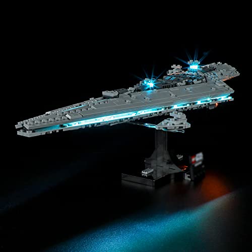 BRIKSMAX Kit de iluminación LED para Lego Star Wars Superdestructor Estelar Ejecutor - Compatible con Lego 75356 Building Blocks Model- No incluir el Conjunto de Lego