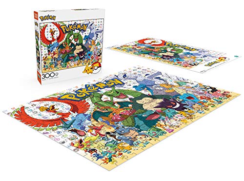 Buffalo Games - Pokémon - Favoritos de los fanáticos - Rompecabezas de 300 piezas grandes multicolor, 21.25 pulgadas de largo x 15 pulgadas de ancho