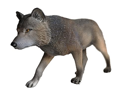 Bullyland 63460 – Figura de Lobo, Aprox. 11 cm, Detallada, sin PVC, Ideal como pequeño Regalo para niños a Partir de 3 años