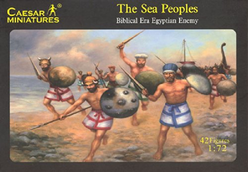 Caesar Miniatures Los pueblos marinos (enemigo egipcio de la era bíblica) - 1/72 soldados de plástico
