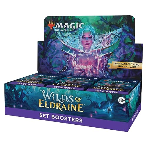 Caja de sobres de edición de Las tierras salvajes de Eldraine, de Magic: The Gathering - 30 sobres (360 cartas de Magic) (Versión en Inglés)